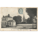 52 - Environs de Cléry - Dry - L'Ecole et l'Eglise.