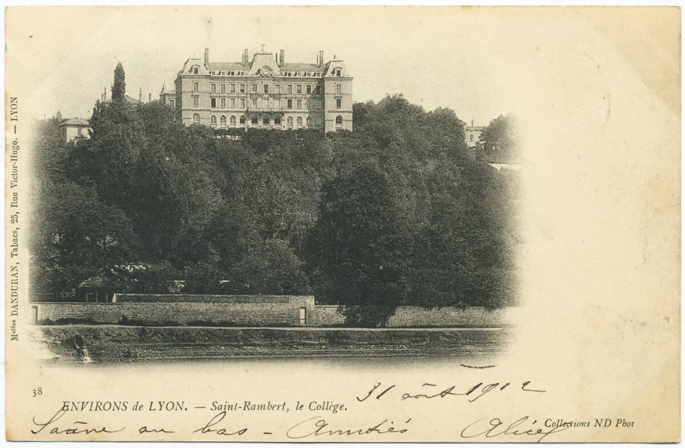 38 - Environs de Lyon - Saint-Rambert, le Collège.