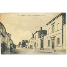 22 - Louhans - Collège de Garçons et Rue des Bordes.