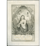 Attestation de première communion. Précieux souvenir, si vous êtes fidèle.