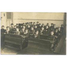 Photo de classe en Angleterre.
