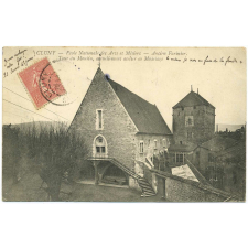 Cluny - Ecole Nationale des Arts et Métiers - Ancien Farinier - Tour du Moulin, actuellement atelier de Modelage.