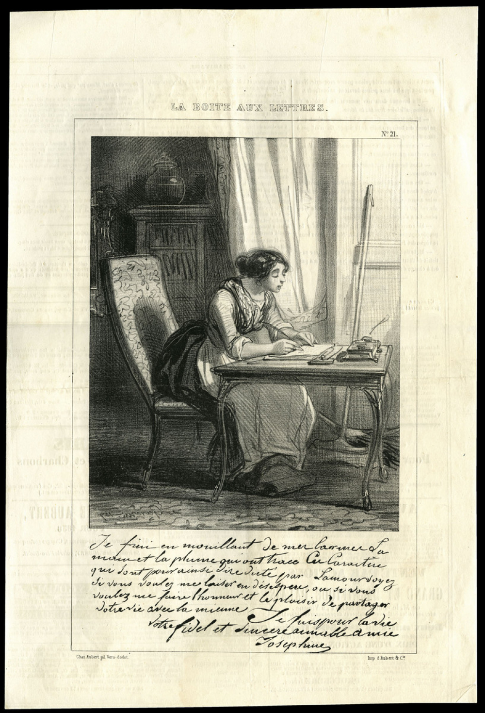 La boîte aux lettres.