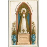 Image religieuse. Notre-Dame des miracles.