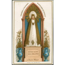 Image religieuse. Notre-Dame des miracles.