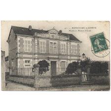 47 - Monceaux-le-Comte - Mairie et Maison d'Ecole.