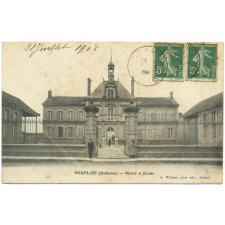 Neuflize (Ardennes) - Mairie et Ecoles.