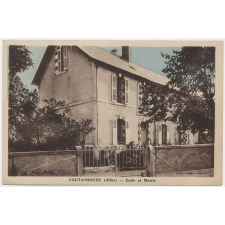 Coutansouze (Allier) - Ecole et Mairie.