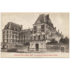 Pensionnat Saint-Joseph, Caen - Vue prise de la gare de Caen à la Mer.