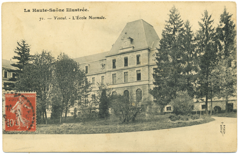 La Haute-Saône illustrée - 71 - Vesoul - L'Ecole Normale.