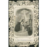 Image religieuse. Prière du soir.