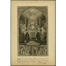 Attestation de communion solennelle et de confirmation. 