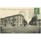 Paris (12e) - Ecole Communale de l'Avenue Daumesnil et Rue Michel-Bizot.
