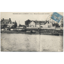 Marseilles-les-Aubigny (Cher) - Ecole communale de Filles.
