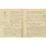 Cahier journalier.