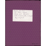 Cahier du jour.