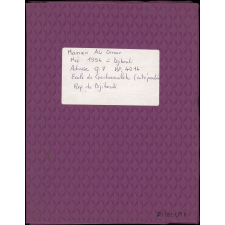 Cahier du jour.