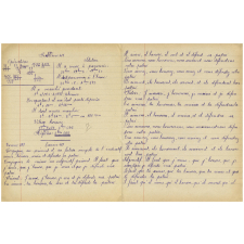 Cahier de devoirs.