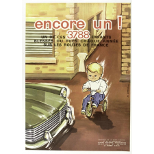 Encore un! Un de ces 3788 enfants blessés ou tués chaque année sur les routes de France.