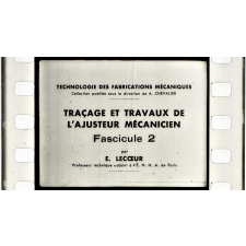 Traçage et travaux de l'ajusteur mécanicien. 12. Perçage-Lamage.