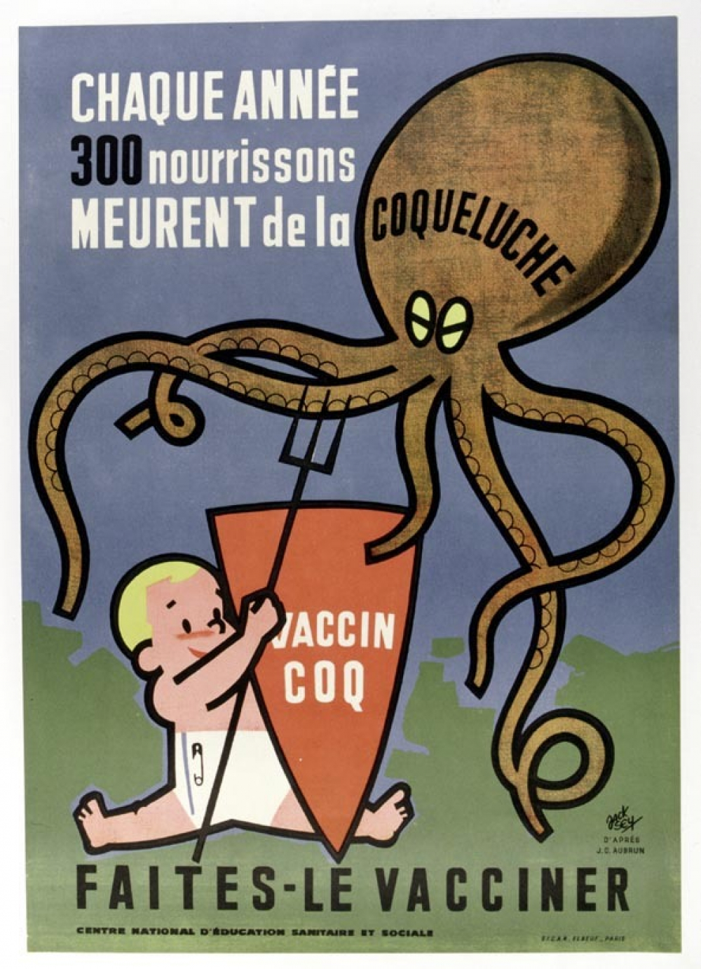 Chaque année 300 nourrissons meurent de la coqueluche - Faites les vacciner.