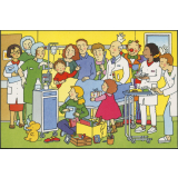 Enfant hospitalisé. 