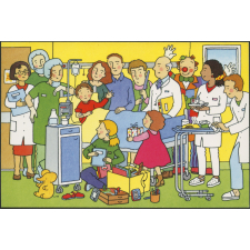 Enfant hospitalisé.