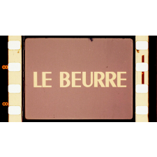 Le Beurre.