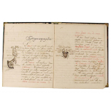 Cahier de sciences naturelles. Histoire naturelle. Petit séminaire & collège diocésain de Saint-Lo. 
