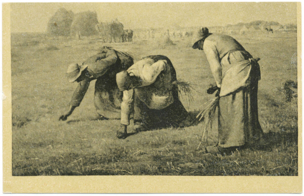 Documents figurés pour l'Histoire de l'Art - 500 Reproductions en 40 Pochettes de 12 Cartes - Classe de Première - Série VII - La Peinture réaliste en France : Millet et Courbet.