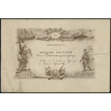 Diplôme souvenir - Année scolaire 1916-17