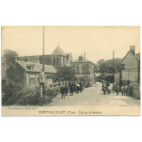 Berthecourt (Oise) - Église et écoles.