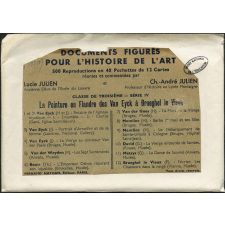 Documents figurés pour l'Histoire de l'Art - 500 Reproductions en 40 Pochettes de 12 Cartes - Classe de Troisième - Série IV - La Peinture en Flandre des Van Eyck à Brueghel le Vieux.