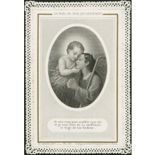 Image religieuse. Le Noël de ceux qui souffrent.