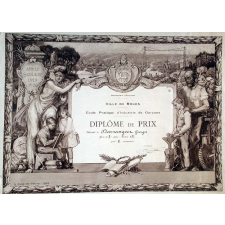 Diplôme de prix - Ville de Rouen - École pratique d'industrie de Rouen.