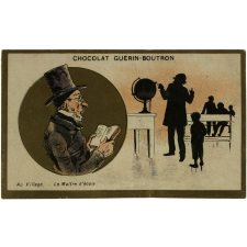 Chocolat Guérin-Boutron - Au village - Le Maître d'école.