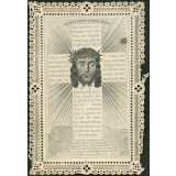 Image religieuse. Gloire à Jésus, gloire à Marie.