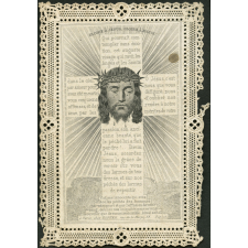 Image religieuse. Gloire à Jésus, gloire à Marie.