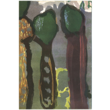 Peintures libres d'enfants - Techniques Freinet - 13 - Les arbres.