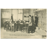 Institution de la Persagotière, Nantes - Sourds-Muets lisant sur les lèvres du Professeur.