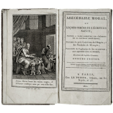 Abécédaire moral, ou leçons tirées de l'Écriture sainte, propres à faire connoître les éléments de la religion chrétienne; suivies du petit Catéchisme de l’Empire, et des Paraboles de l’Évangile; précédées de l’explication du Jeu de Lettres, pour apprendre à lire en amusant; et ornées de 31 jolies Gravures.