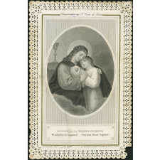 Image religieuse. Consécration au Sé Coeur de Jésus.