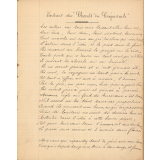 Cahier de récitations. 
