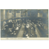Paris - Faculté de Droit, la Bibliothèque.