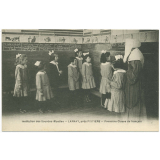 Institution des Sourdes-Muettes - Larnay, près Poitiers - Première classe de français.