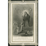 Image religieuse. Enfants chéries de mon Coeur.