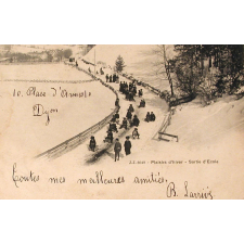 3049 - Plaisirs d'hiver - Sortie d'Ecole.