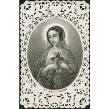 Image religieuse. Ste Marguerite.