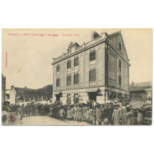 Nogent-sur-Seine (Aube) - Poste, télégraphe, téléphone, gare - École des Filles.