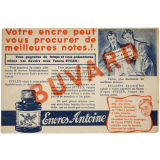 Buvard publicitaire. Encres Antoine. 